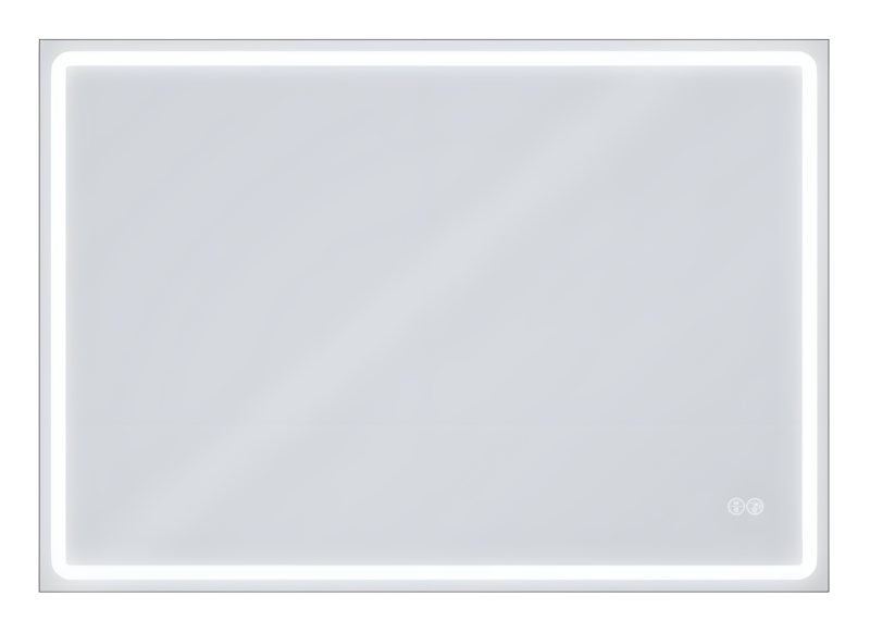 Дзеркало AquA PooL Aqua 100x70 88-Hra100s70-CWDd-mA з чорним профілем і Led підсвіткою