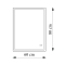 Дзеркало AquA PooL Aqua 60x80 88-Hra60s80-CWDd-mK з профілем матовий алюміній і LED підсвіткою