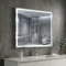 Дзеркало AquA PooL Aqua 80x70 88-Hra80s70-CWDd-mK з профілем матовий алюміній і LED підсвіткою