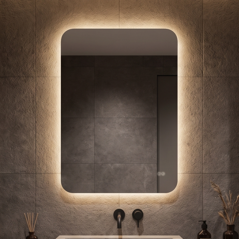 Дзеркало AquA PooL Ibiza Classic 60x80 88-Ibz60d80+CWDd з фоновою LED підсвіткою