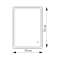 Дзеркало AquA PooL Nil 50x70 88-Nil50s70-CWDd з LED підсвіткою