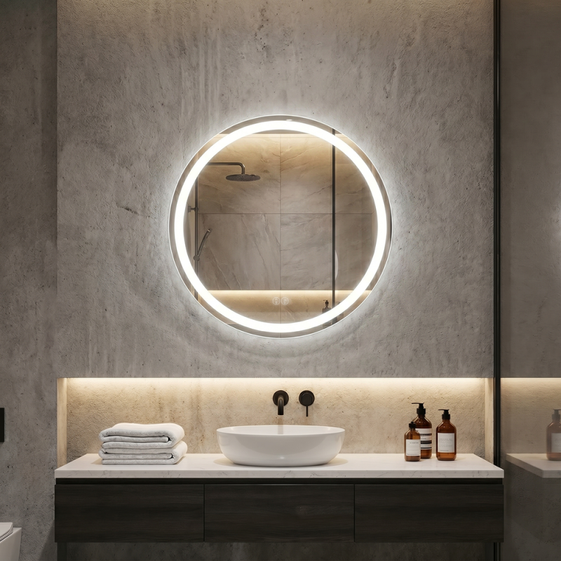 Дзеркало AquA PooL Nova 60x60 88-Nva60s60-CWDd з LED підсвіткою