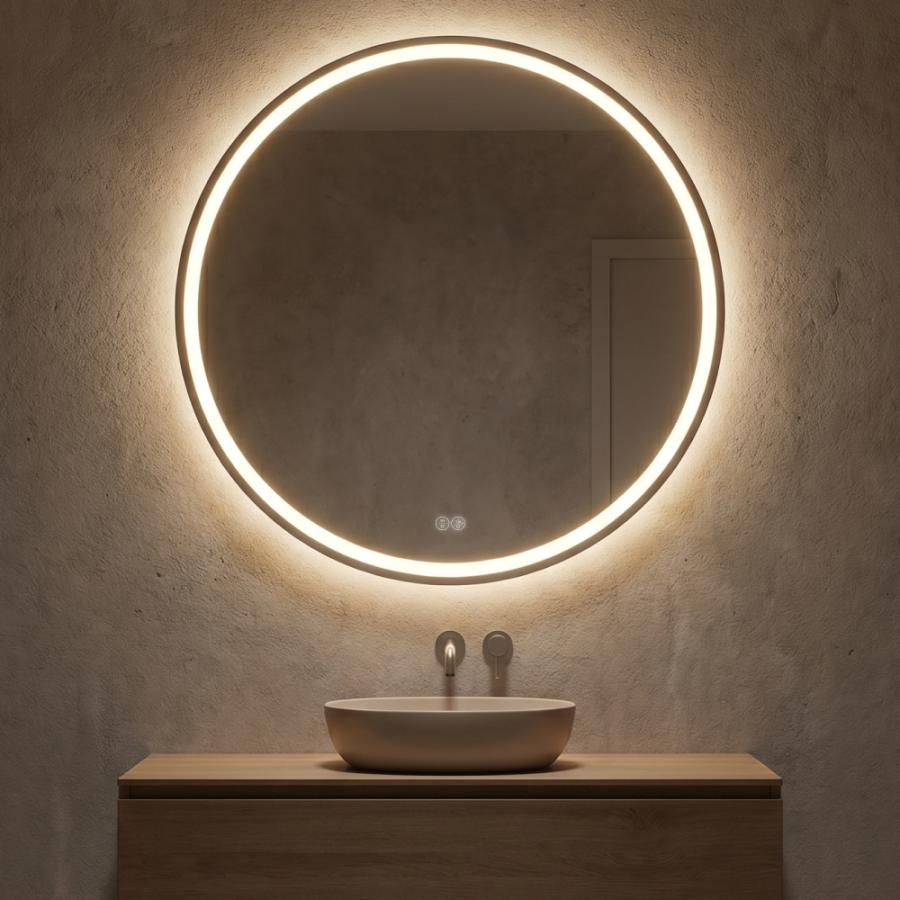 Дзеркало AquA PooL Nova 80x80 88-Nva80s80-CWDd з Led підсвіткою