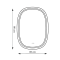 Дзеркало AquA PooL Safir 60x80 88-Sfr60s80-CWDd з LED підсвіткою