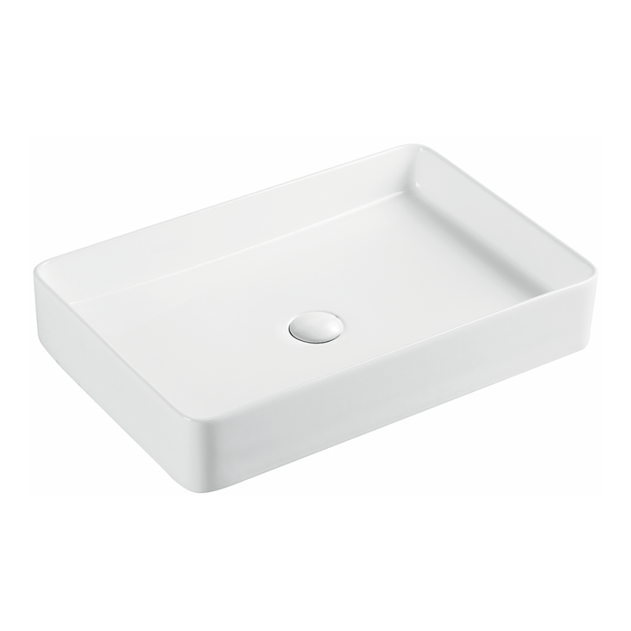 Раковина накладна AquA PooL Aqua 60 см біла глянцева 88AN6040