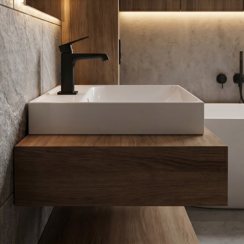 Раковина підвісна/меблева AquA PooL Luna 50 см біла глянцева 88LM5046
