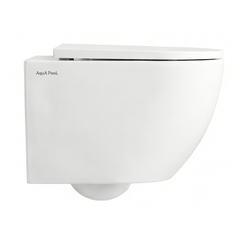 Унітаз підвісний AquA PooL Origin Round S Vortex Ultra Clean 88OR495T03 с сидінням Soft Close