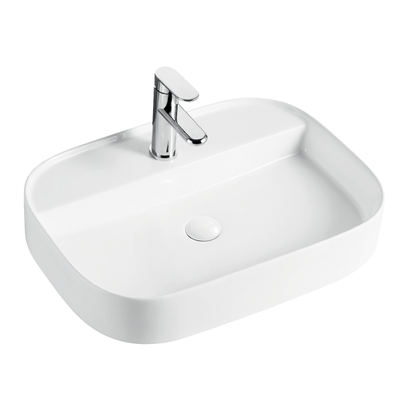 Раковина накладна AquA PooL Safir 61 см біла глянцева 88SN6145