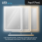 Дзеркало AquA PooL Nil 100x70 88-Nil100s70-CWDd з LED підсвіткою