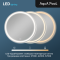 Дзеркало AquA PooL Nova 80x80 88-Nva80s80-CWDd з Led підсвіткою