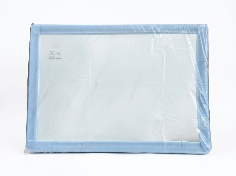 Дзеркало Aqua 80x70 88-Hra80s70-CWDd-mA з чорним профілем і LED підсвіткою
